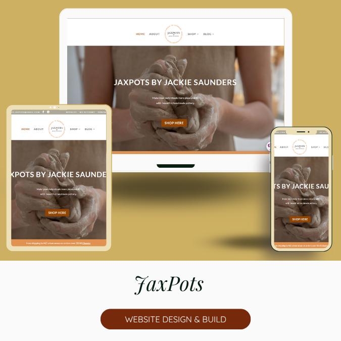 JaxPots – Website Design and Build
