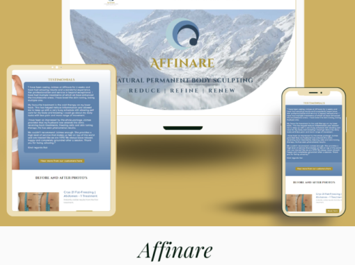 Affinare – Website Design and Build