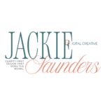 DC-JS Green circular logo with cream lettermark JS Design